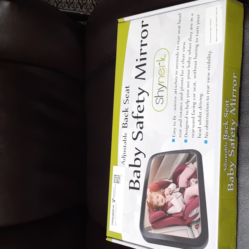 SHYNER BABY BACK SEAT SAFETY MIRROR
